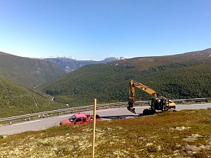 FV 243 Aurland-Lærdal, utsiktspunkt Vedahaugane