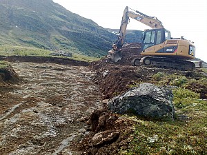 FV 243 Aurland-Lærdal, kunstprosjekt Bjørnehi Vedahaugane