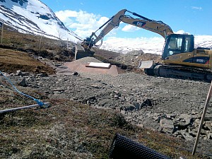 FV 243 Aurland-Lærdal, kunstprosjekt Bjørnehi Vedahaugane