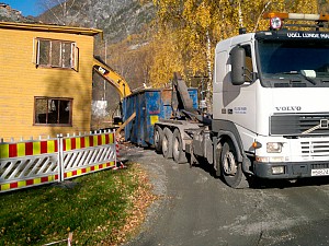 Riving av hus for Helse Førde